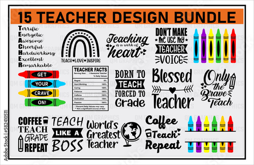 15 Teacher design bundle 
