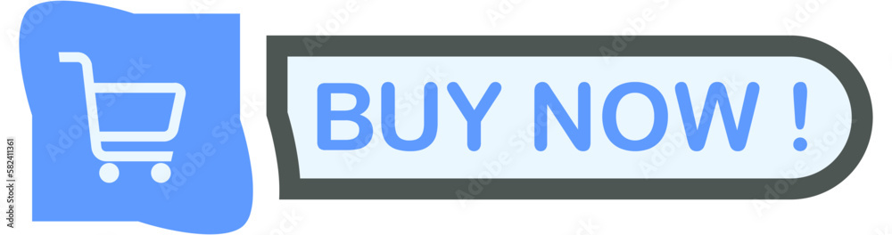Obraz premium Basic Shape Buy Now Button Label Name Tag 
