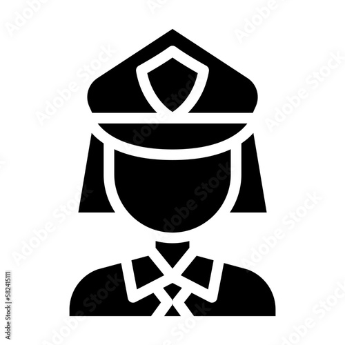 Policewoman icon