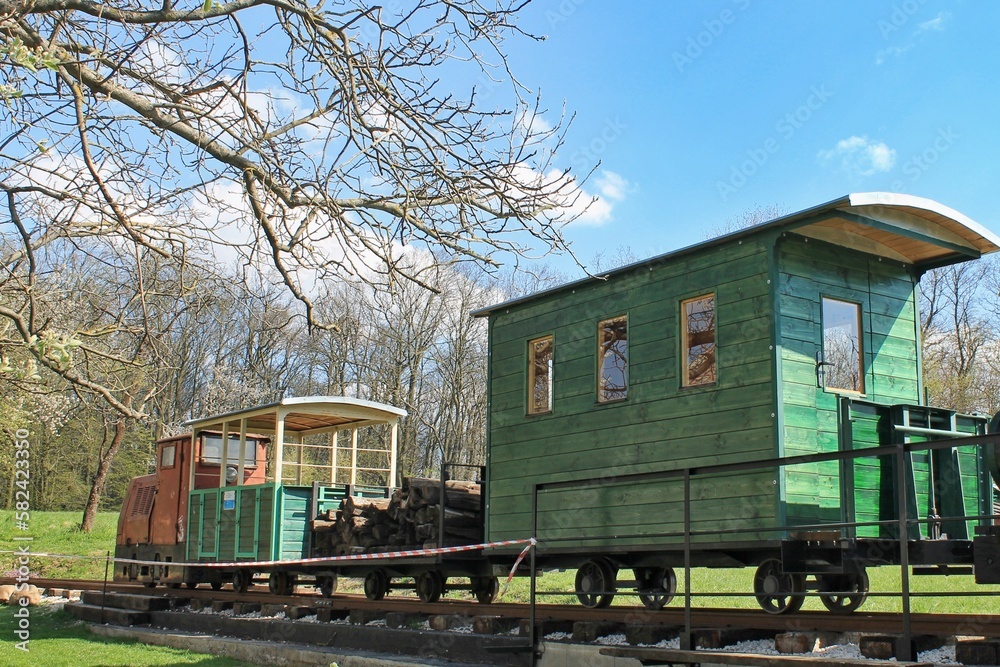 Exposition of the forest railway Katarinka in the region of Trnava, Slovakia. Exposition of the forest railway Katarinka in the region of Trnava, Slovakia.
