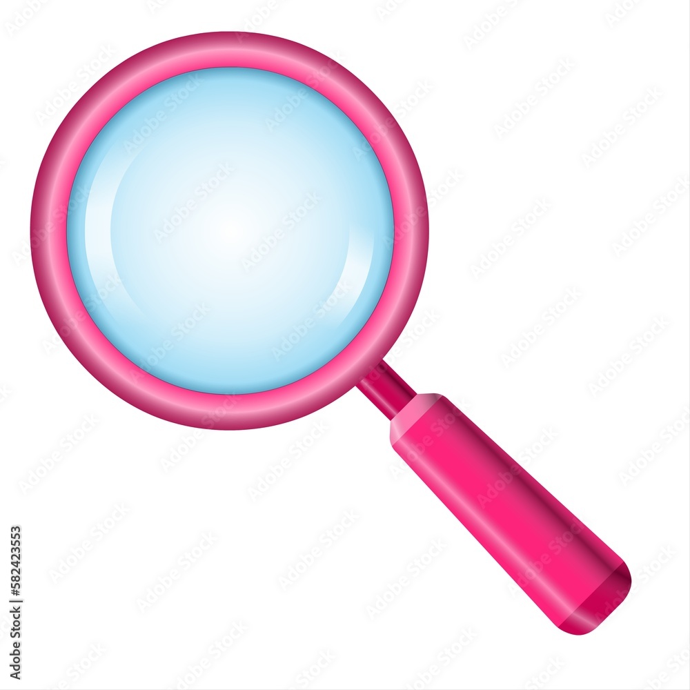magnifying glass icon - Magnifying Glass - Discovery, research, search, analysis concept. magnifying glass icon - Magnifying Glass - Discovery, research, search, analysis concept.