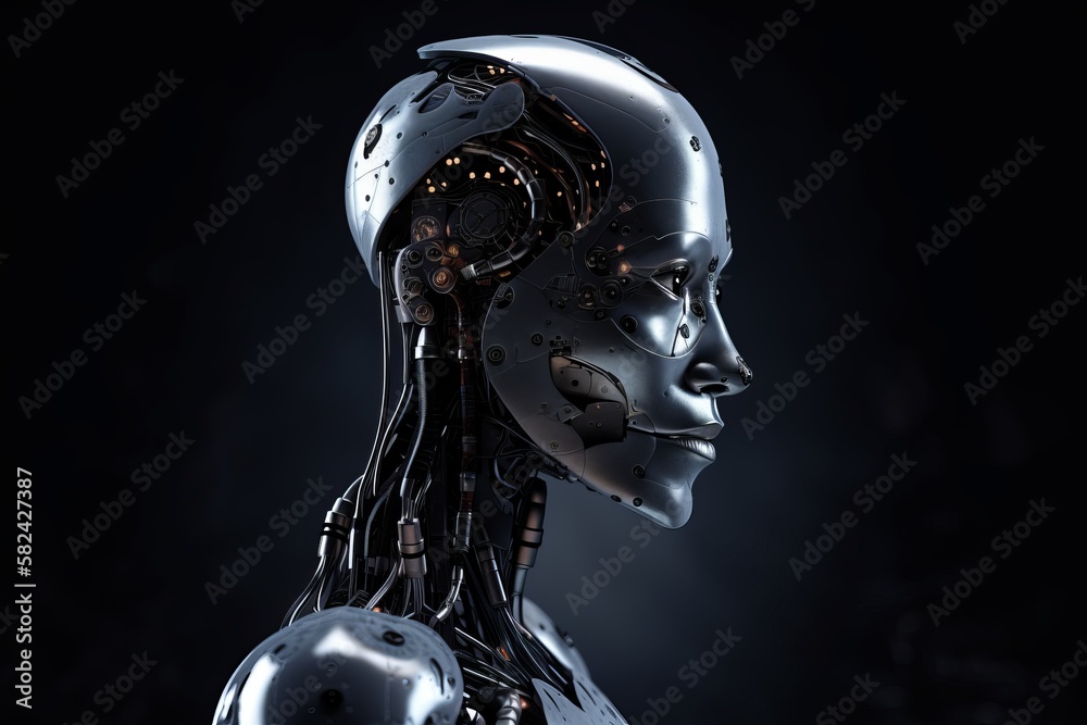 Artificial intelligence Robot Concept. Generative AI. Artificial intelligence Robot Concept. Generative AI.