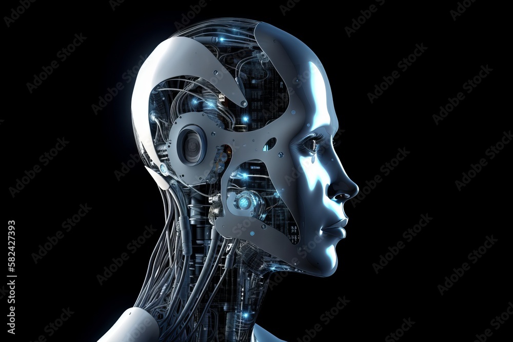 Artificial intelligence Robot Concept. Generative AI. Artificial intelligence Robot Concept. Generative AI.
