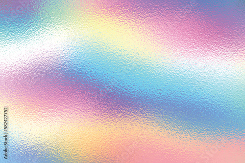 Vector pastel hologram foil texture  iridesent  rainbow background for pint art work.