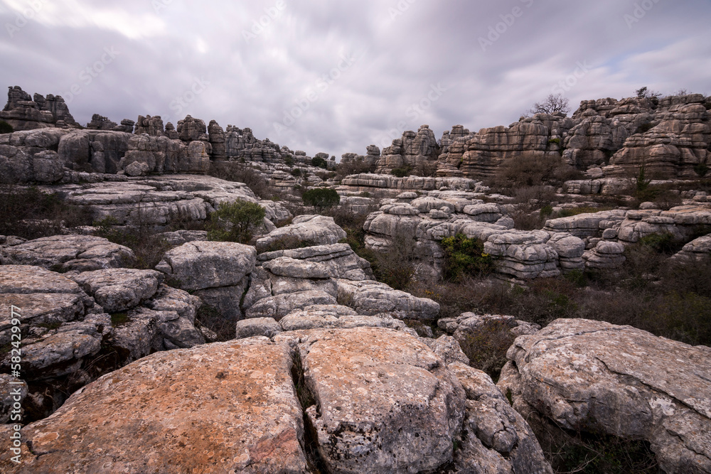 Torcal de Antequera, probably the most spectacular karst landscape in Europe. (Malaga, Spain) Torcal de Antequera, probably the most spectacular karst landscape in Europe. (Malaga, Spain)