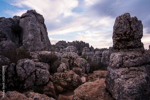 Torcal de Antequera, probably the most spectacular karst landscape in Europe. (Malaga, Spain)