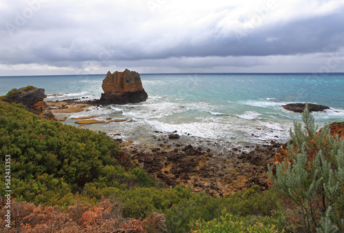 Aireys Inlet - popular holiday destination in Great Ocean Road, Australia photo