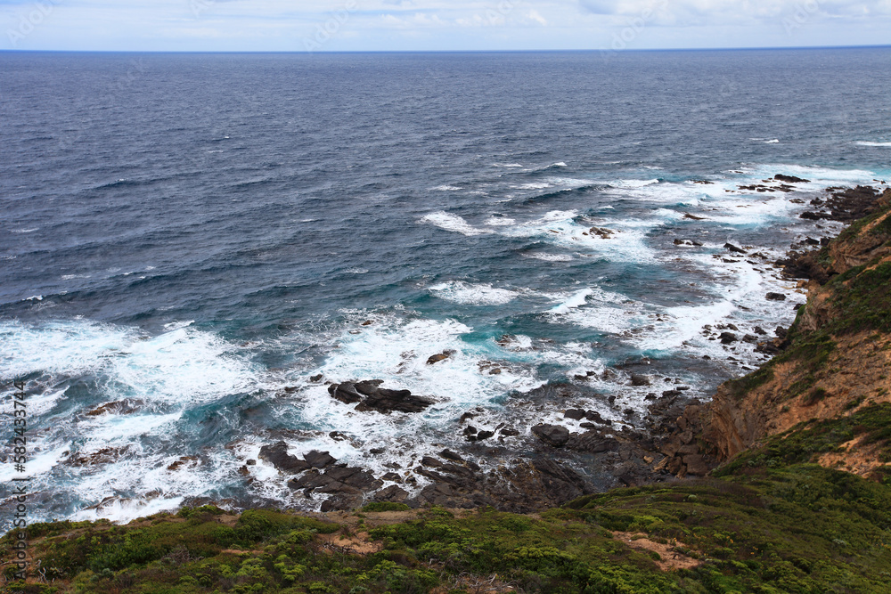 View from Cape Otway Lighthouse, Great Ocean Road, Australia