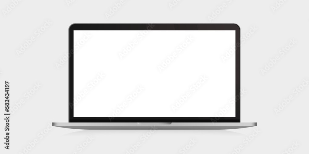 Laptop vector icon. Laptop in flat style isolated on white background. Vector illustration Laptop vector icon. Laptop in flat style isolated on white background. Vector illustration