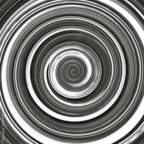 Vektorgrafik mit Wirbel in schwarz und weiß.