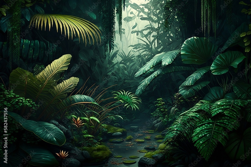 Dark Green Jungle