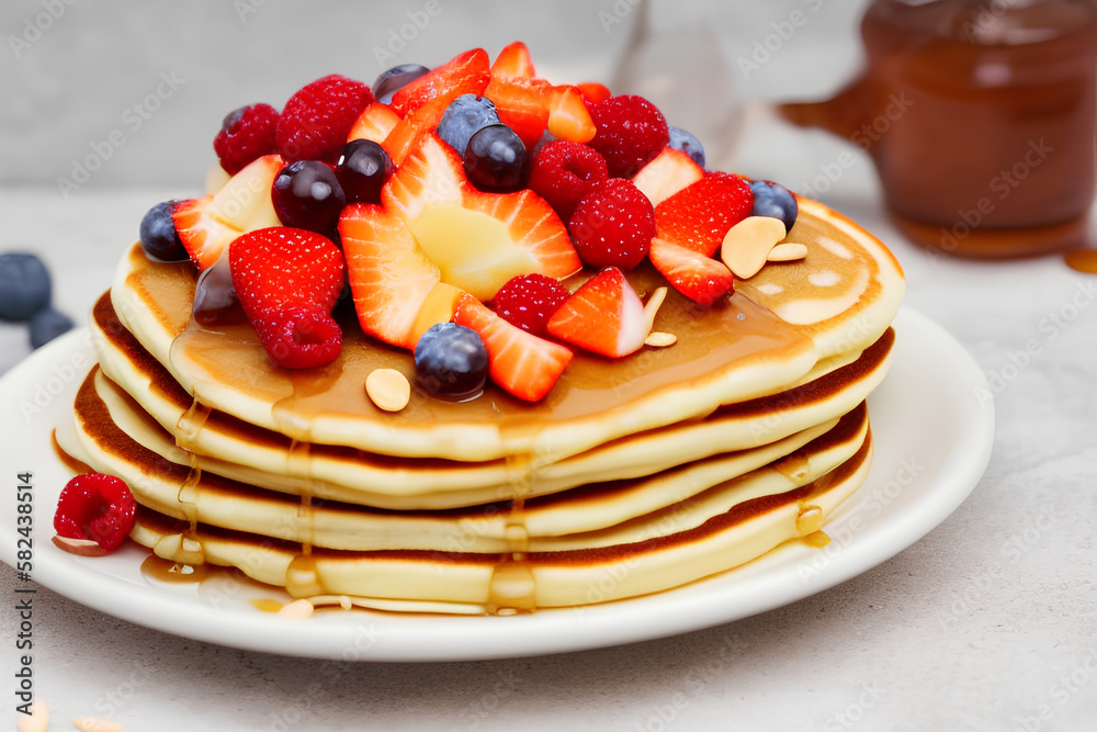 5 pancake topping with syrup fresh fruit nut 5 pancake topping with syrup fresh fruit nut
