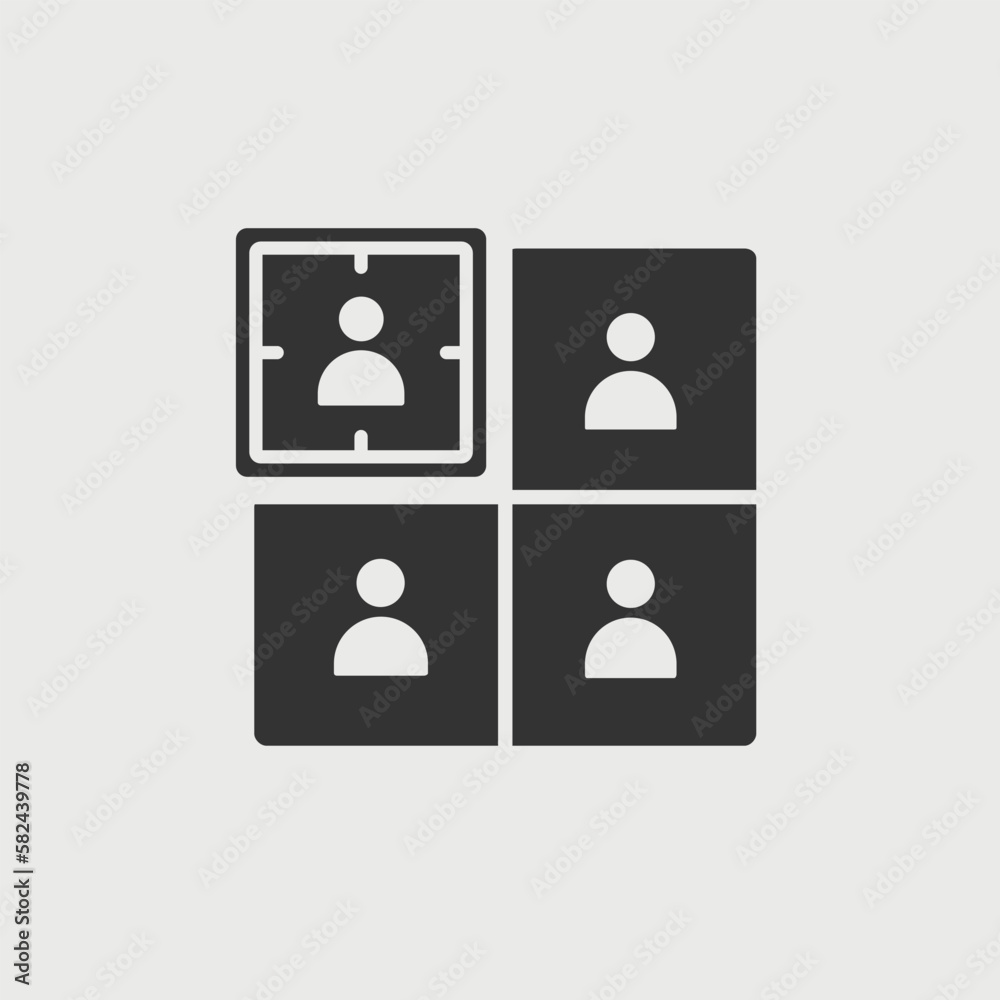 Marketing Customer Client Target Vector Icon Illustration Sign Marketing Customer Client Target Vector Icon Illustration Sign