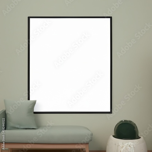 Mockup frame in modern living room © jmgdigital