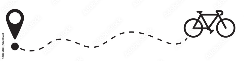 Bicycle line icon. Racing bike logo or sign. Stock vector element isolated.EPS 10 Bicycle line icon. Racing bike logo or sign. Stock vector element isolated.EPS 10