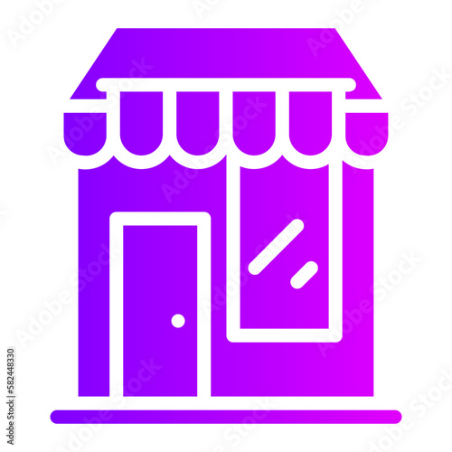 marketplace gradient icon