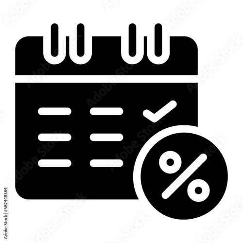 events glyph icon