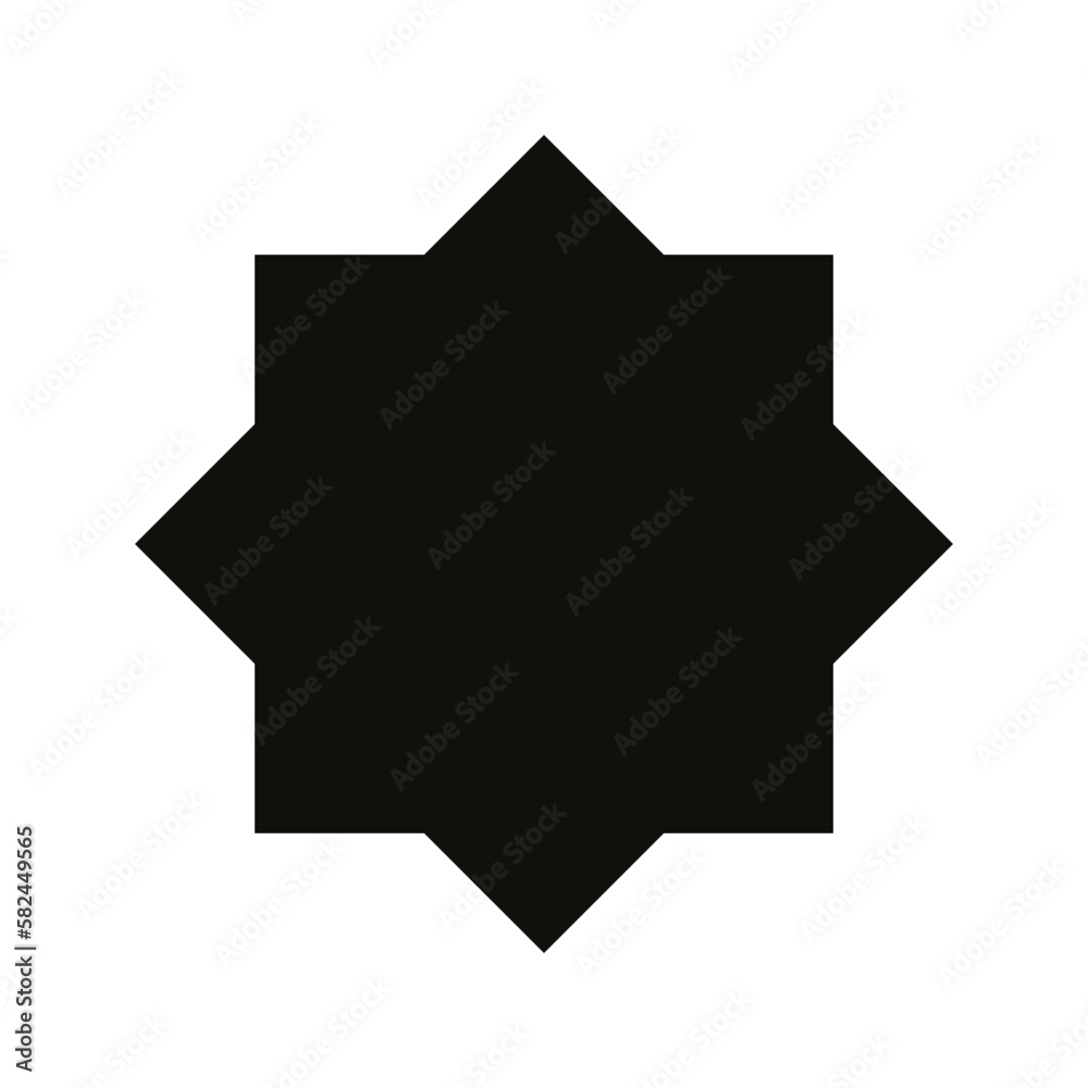 Star icon vector. Sparkles star illustration sign. Star symbol or logo.