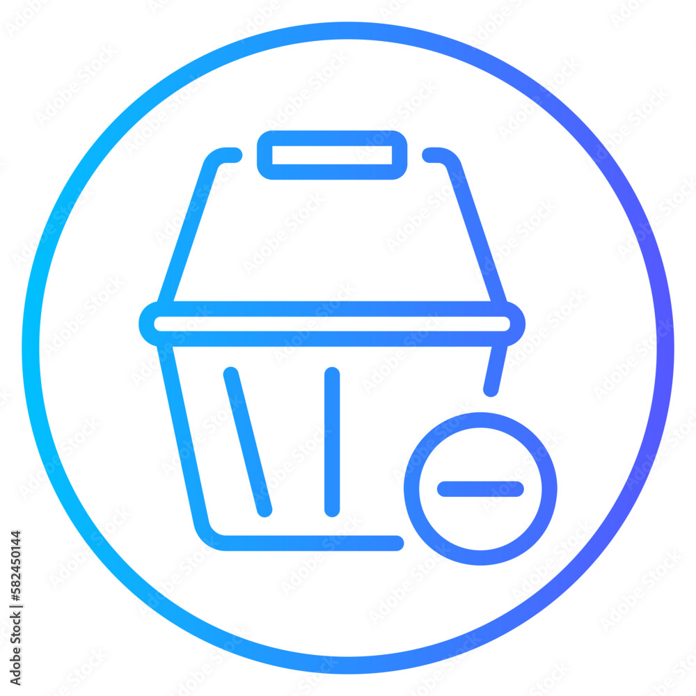 delete item gradient icon delete item gradient icon