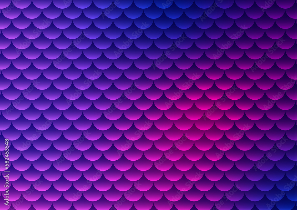 Fototapeta premium Abstract modren style purple semicircle gradient pattern background 