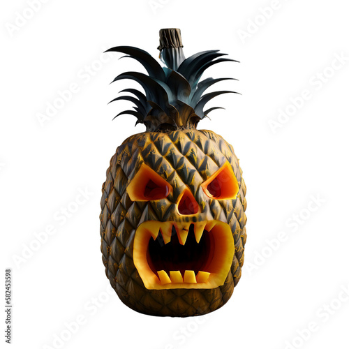 Halloween-Pineapple  photo