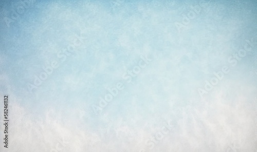  a blue and white sky with a few clouds in the distance and a few birds flying in the sky above it and a few trees in the foreground.  generative ai