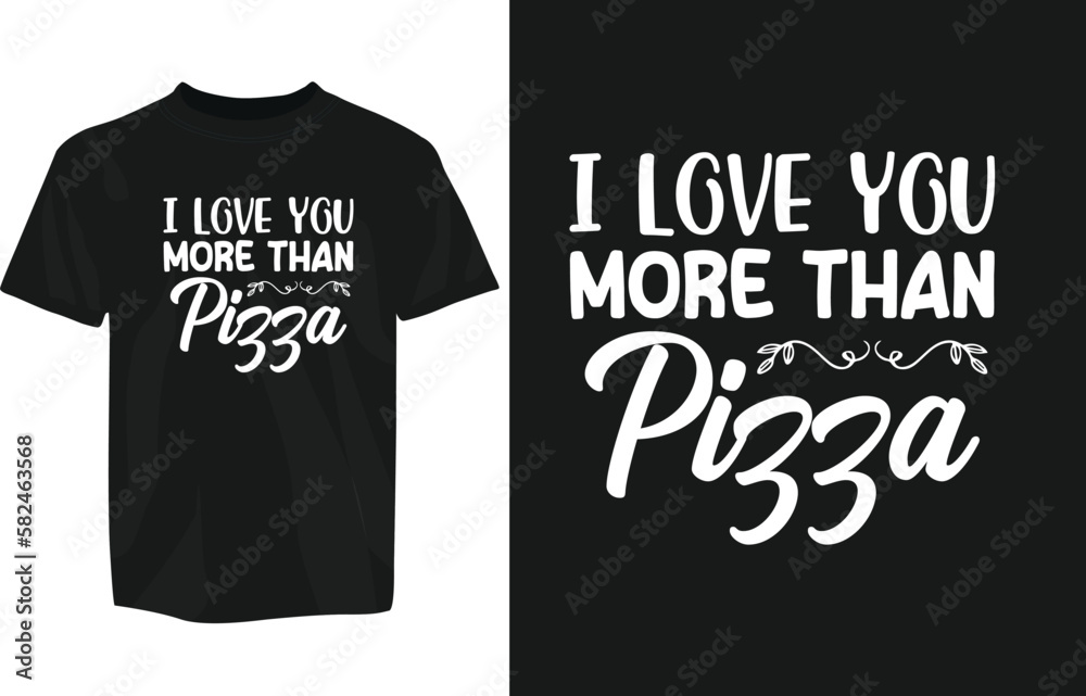 Pizza Typography design for tshirt, mug, sticker, fast food pizza typography design