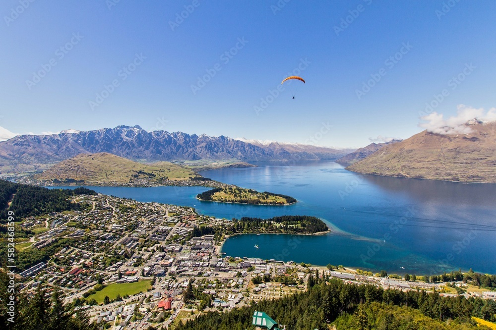 Obraz premium Queenstown depuis la Skyline Gondola