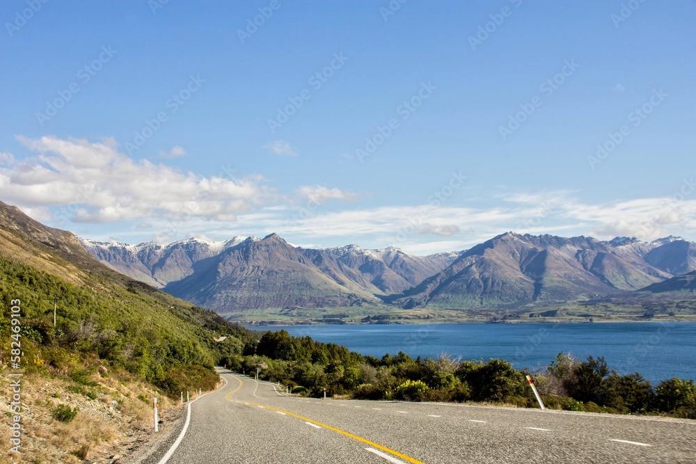 Naklejka premium Lac Wakatipu