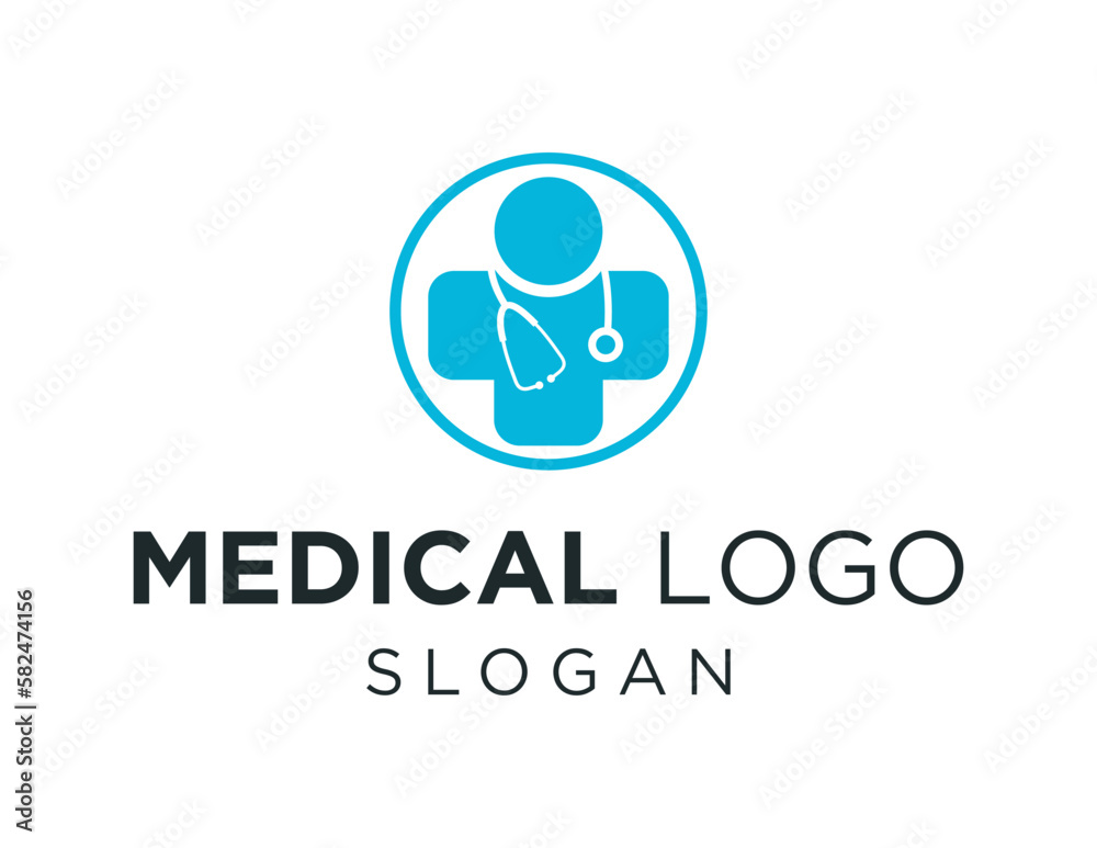 Logo design about Medical on a white background. made using the CorelDraw application. Logo design about Medical on a white background. made using the CorelDraw application.