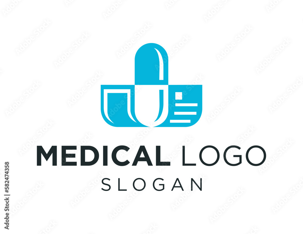 Logo design about Medical on a white background. made using the CorelDraw application.