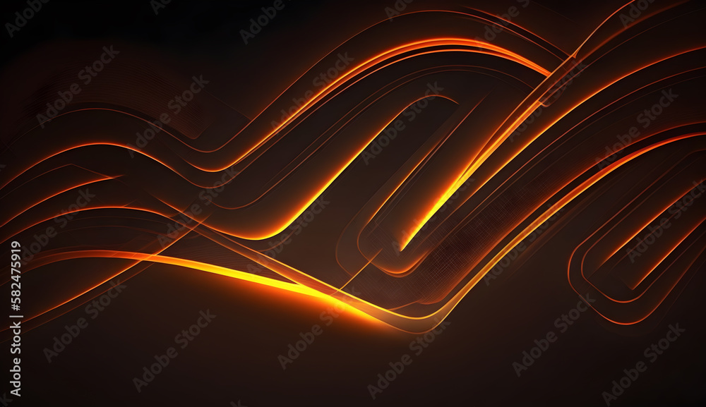 Obraz premium abstract fire light glowing line background
