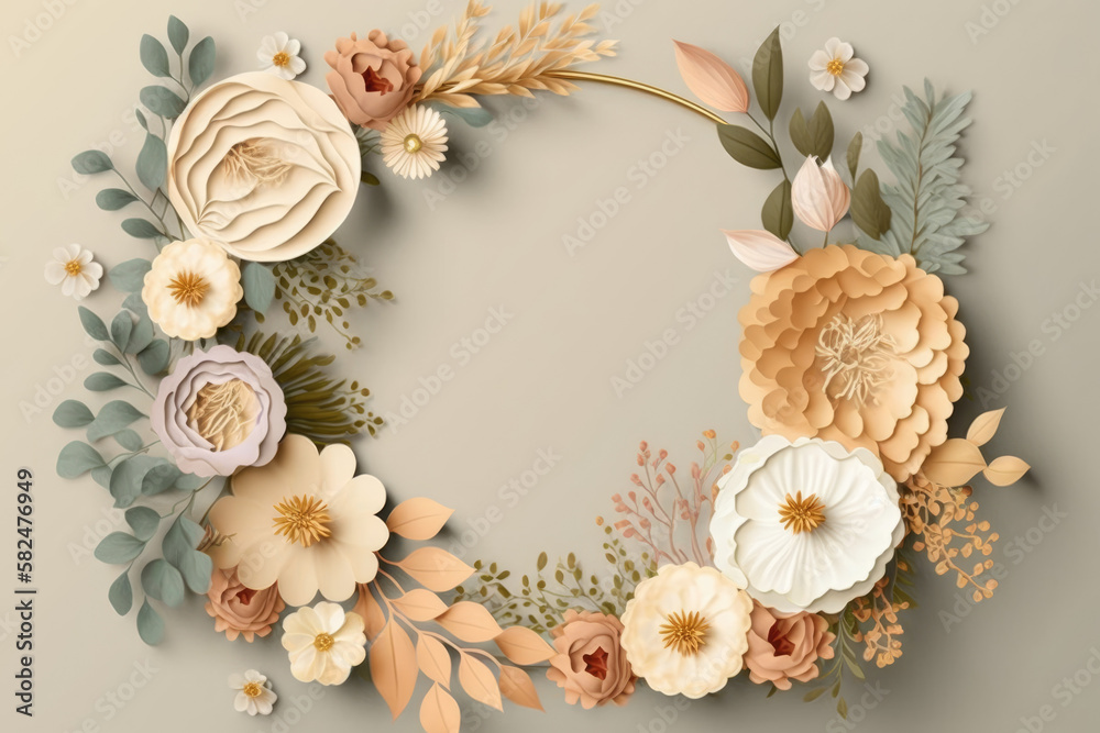 wreat Wildflower rose flower floral frame red rose,hulthemia, rosa. Aquarelle wild flower for background, texture, wrapper pattern, frame or border.generative ai wreat Wildflower rose flower floral frame red rose,hulthemia, rosa. Aquarelle wild flower for background, texture, wrapper pattern, frame or border.generative ai