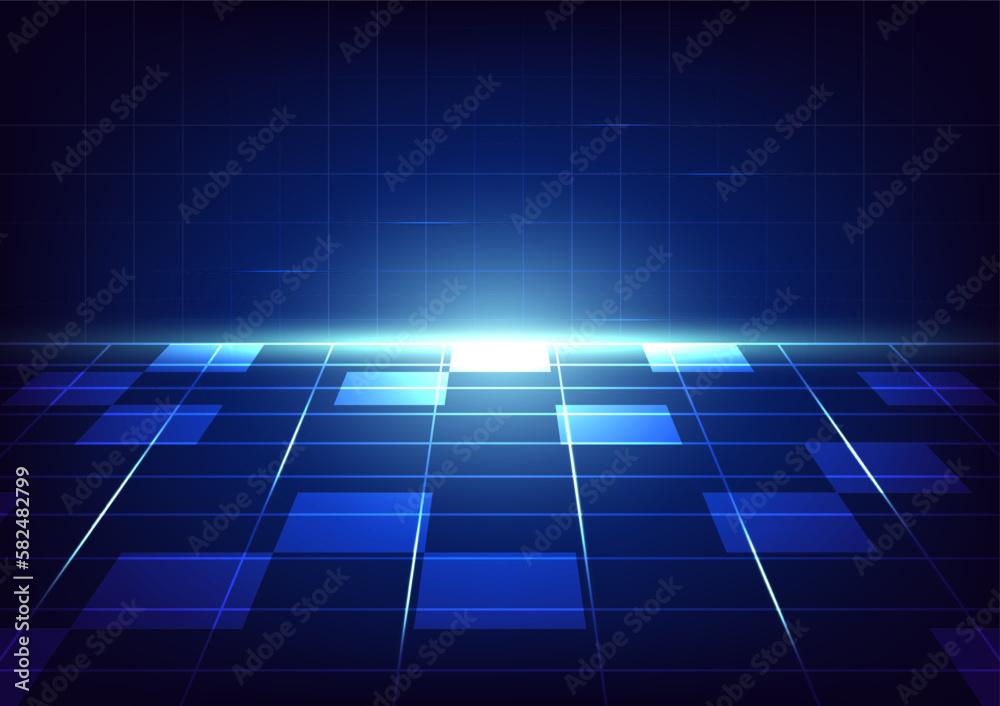 Dark blue room background pattern Stock Vector | Adobe Stock
