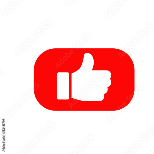 Like icon button transparent png 