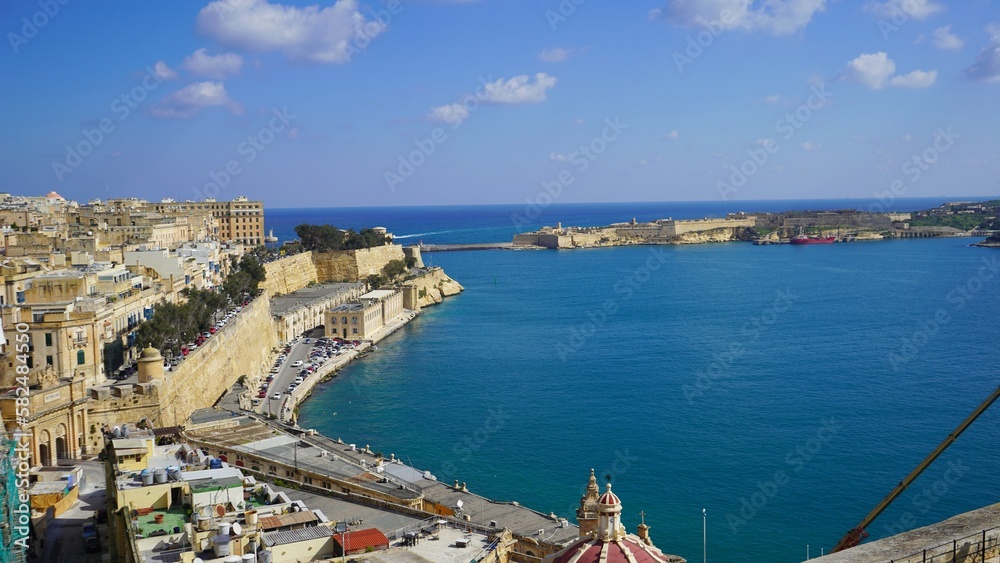 view from La Valette, Malta