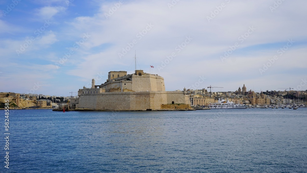 view from La Valette, Malta