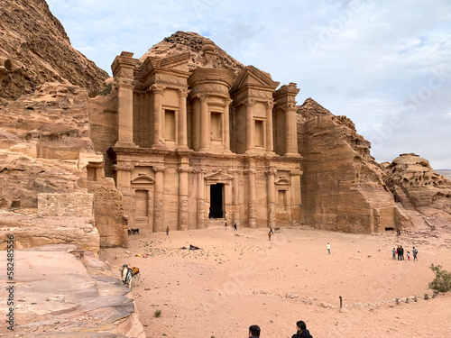 Ad-Deir or The Monastery in the Lost City of Petra