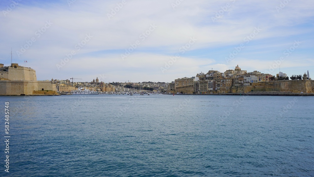 view from La Valette, Malta
