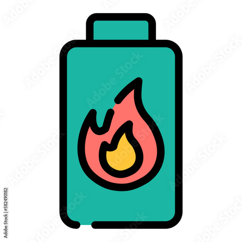 battery burn