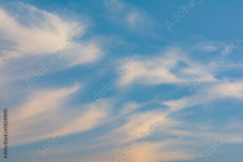 Fototapeta Naklejka Na Ścianę i Meble -  Sky background with the cloud. Nature abstract