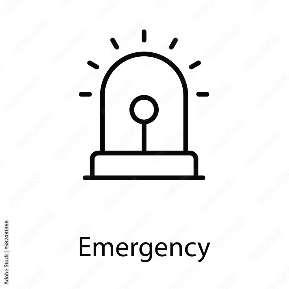 Emergency icon design stock illustration Emergency icon design stock illustration