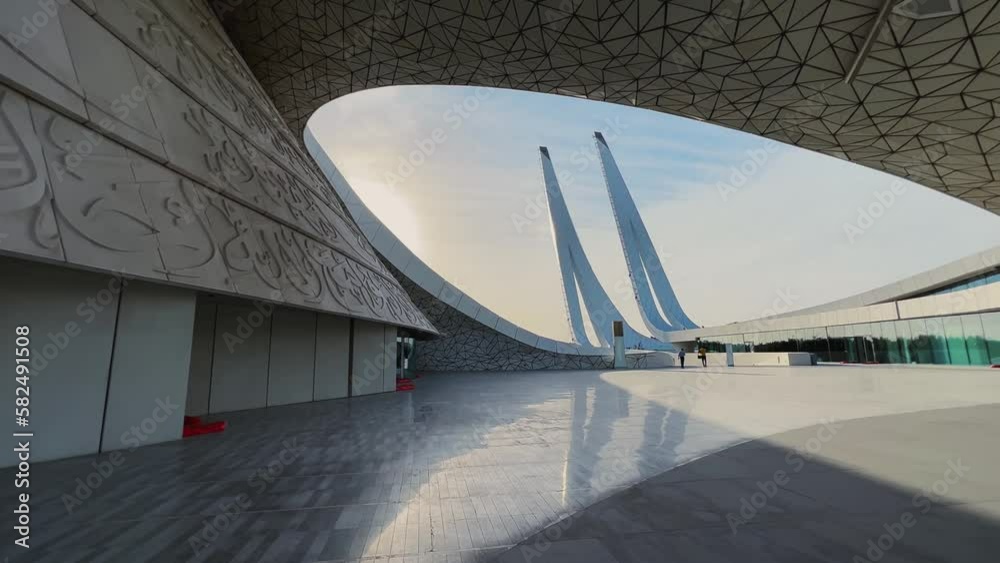 Breathtaking most futuristic mosque in the Persian Gulf region, the Education City Mosque is an unmistakable landmark in Doha. Here in particular its shape and minarets