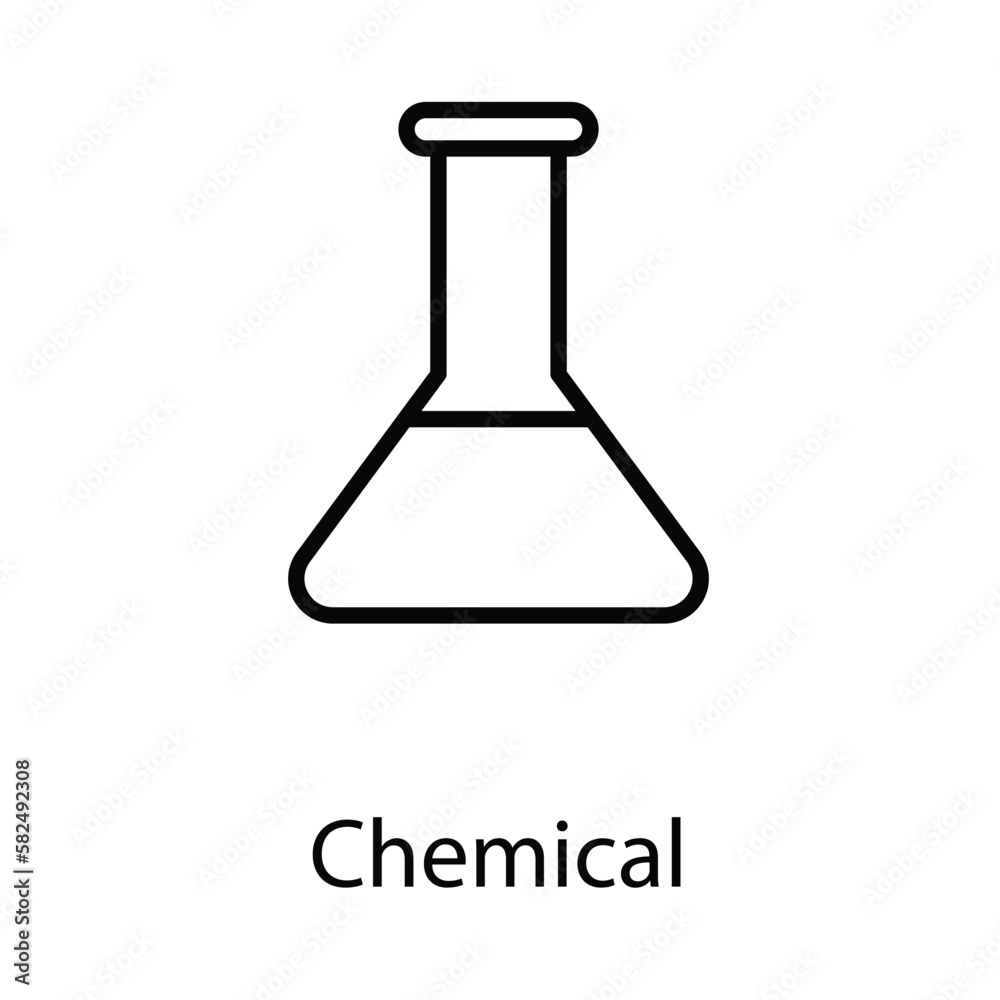 Chemical icon design stock illustration Chemical icon design stock illustration