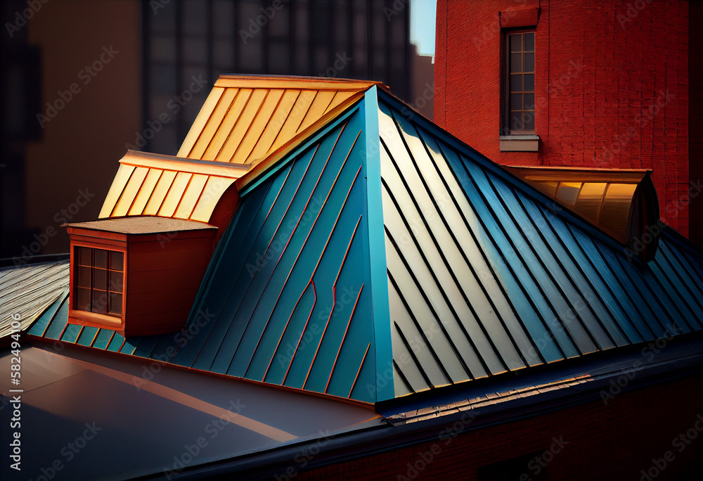 Gold Raftors Building ,city,color,gold,black and white,House,Tiles, Slate, Shingles ...