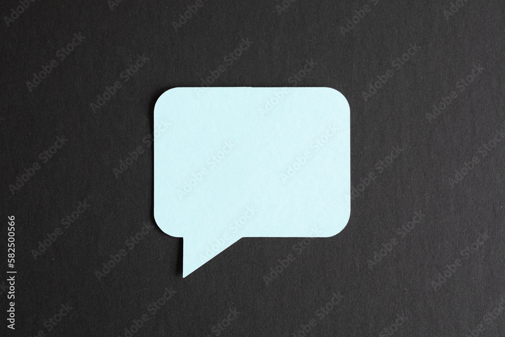 Empty speech bubble hands feedback communication. papercut Empty speech bubble hands feedback communication. papercut