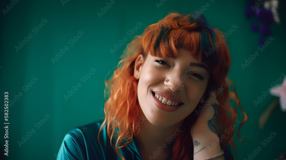 Fototapeta premium portrait of a Woman, A Celebration of Beauty and Renewal