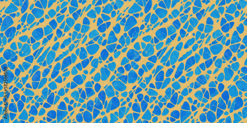 Wallpaper Mural Wallpaper with seamless texture - Generative ai Torontodigital.ca