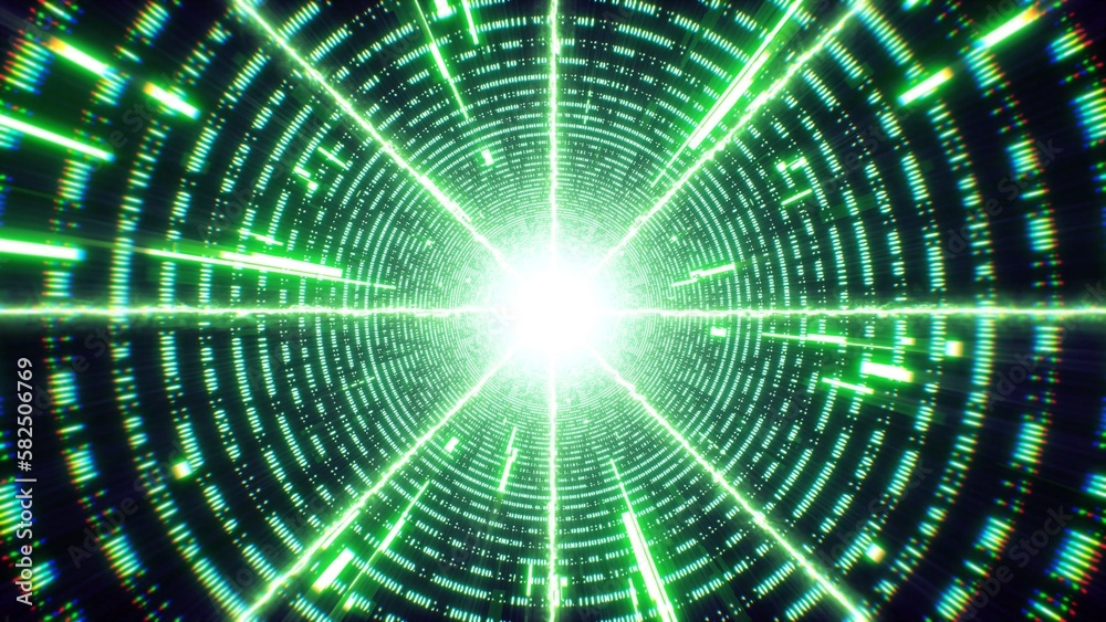 light energy burst in the binary code matrix pattern background light energy burst in the binary code matrix pattern background