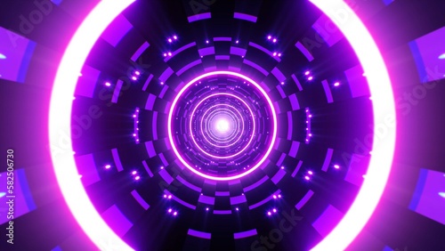 Glittering Purple Light Geometric Pattern Background